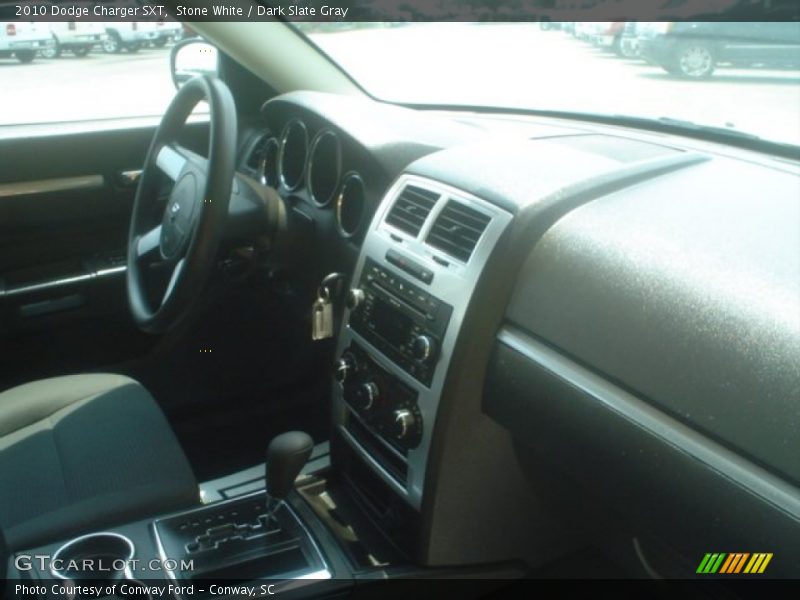 Stone White / Dark Slate Gray 2010 Dodge Charger SXT