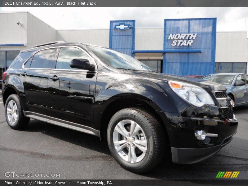Black / Jet Black 2011 Chevrolet Equinox LT AWD