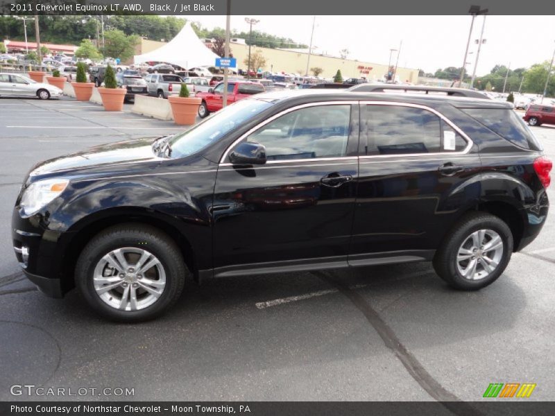 Black / Jet Black 2011 Chevrolet Equinox LT AWD