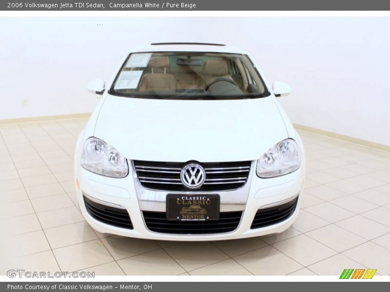 Campanella White / Pure Beige 2006 Volkswagen Jetta TDI Sedan