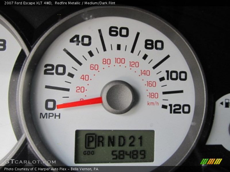 Redfire Metallic / Medium/Dark Flint 2007 Ford Escape XLT 4WD