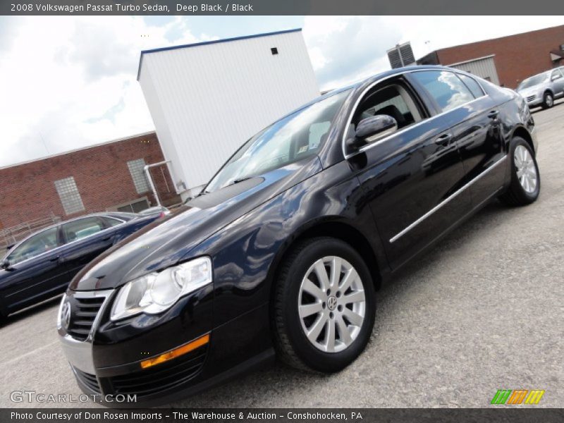 Deep Black / Black 2008 Volkswagen Passat Turbo Sedan