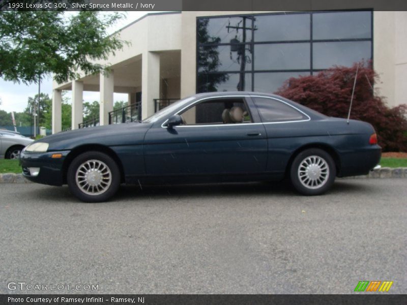 Silver Spruce Metallic / Ivory 1993 Lexus SC 300