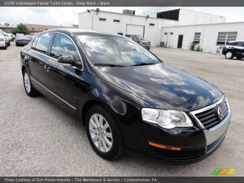 Deep Black / Black 2008 Volkswagen Passat Turbo Sedan