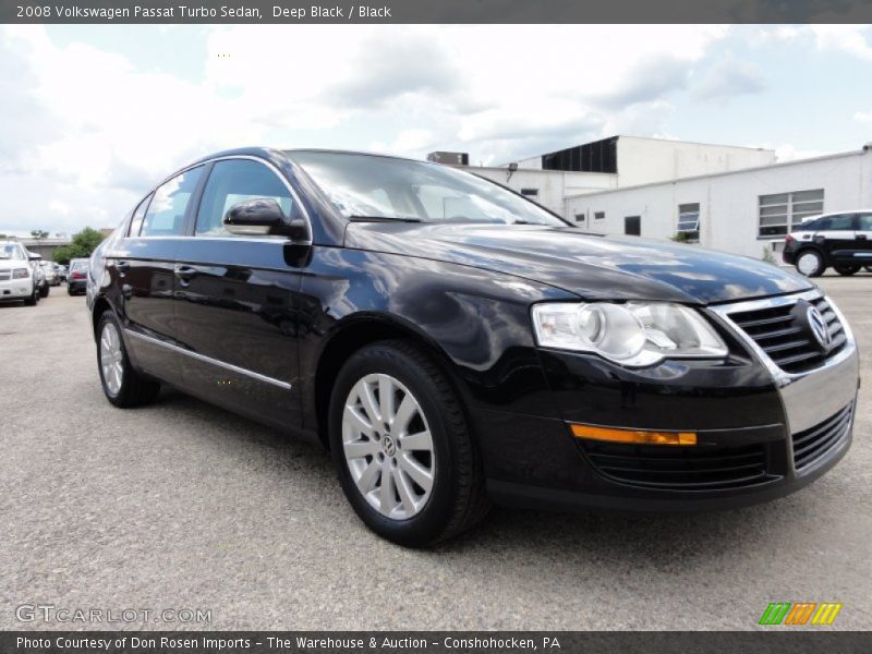 Deep Black / Black 2008 Volkswagen Passat Turbo Sedan