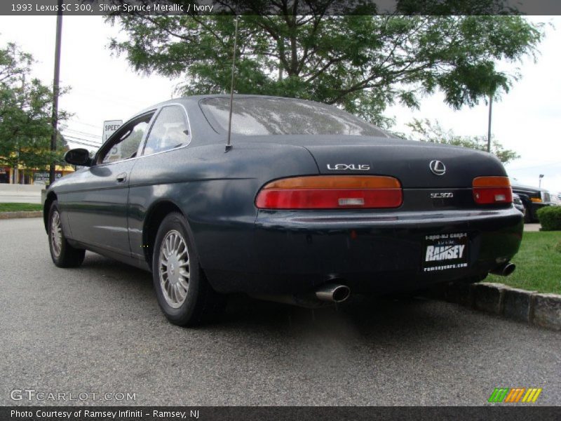 Silver Spruce Metallic / Ivory 1993 Lexus SC 300