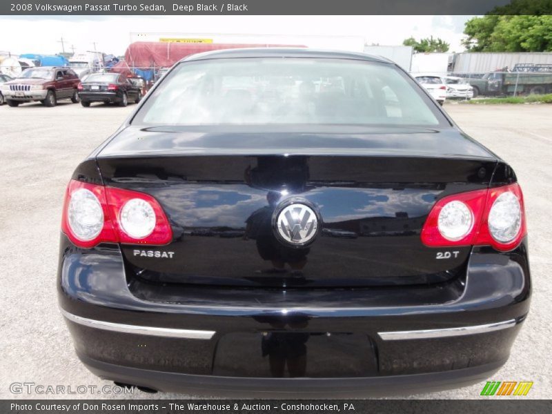 Deep Black / Black 2008 Volkswagen Passat Turbo Sedan
