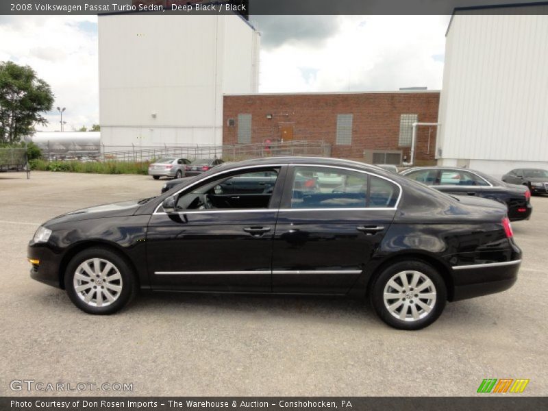 Deep Black / Black 2008 Volkswagen Passat Turbo Sedan