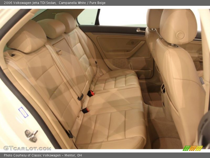 Campanella White / Pure Beige 2006 Volkswagen Jetta TDI Sedan