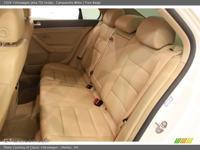 Campanella White / Pure Beige 2006 Volkswagen Jetta TDI Sedan