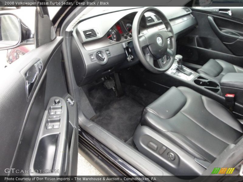 Deep Black / Black 2008 Volkswagen Passat Turbo Sedan