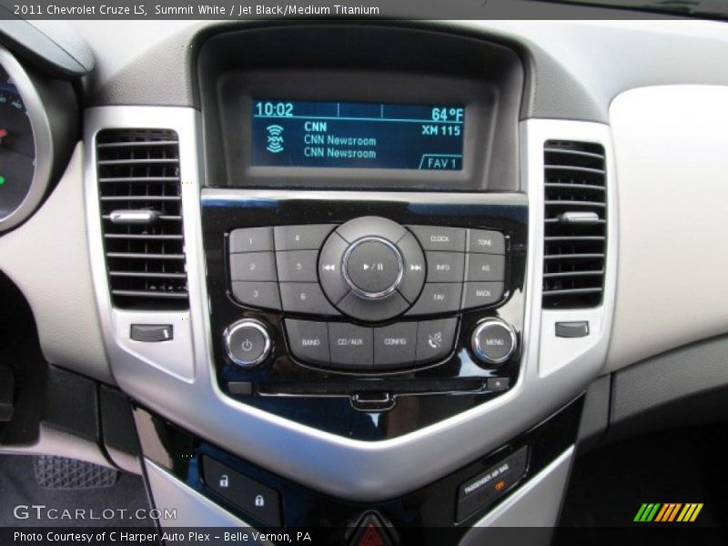 Summit White / Jet Black/Medium Titanium 2011 Chevrolet Cruze LS