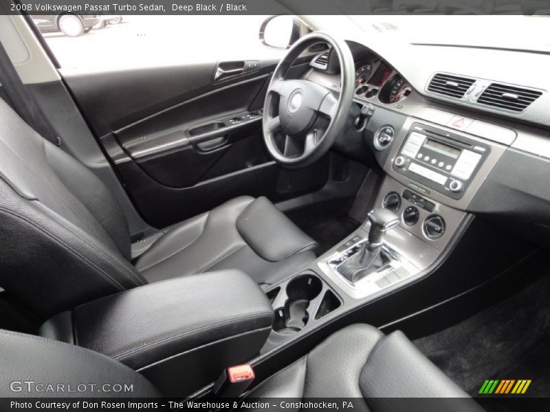 Deep Black / Black 2008 Volkswagen Passat Turbo Sedan