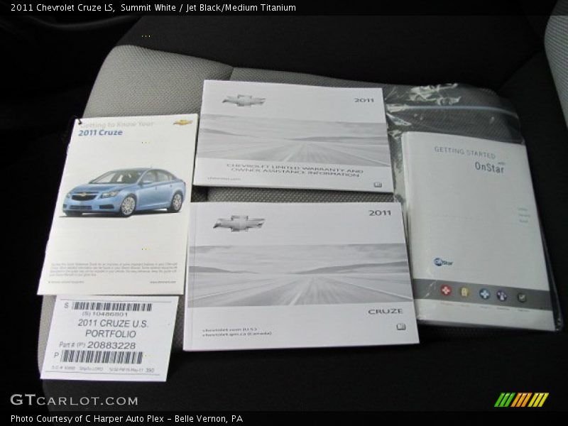 Summit White / Jet Black/Medium Titanium 2011 Chevrolet Cruze LS