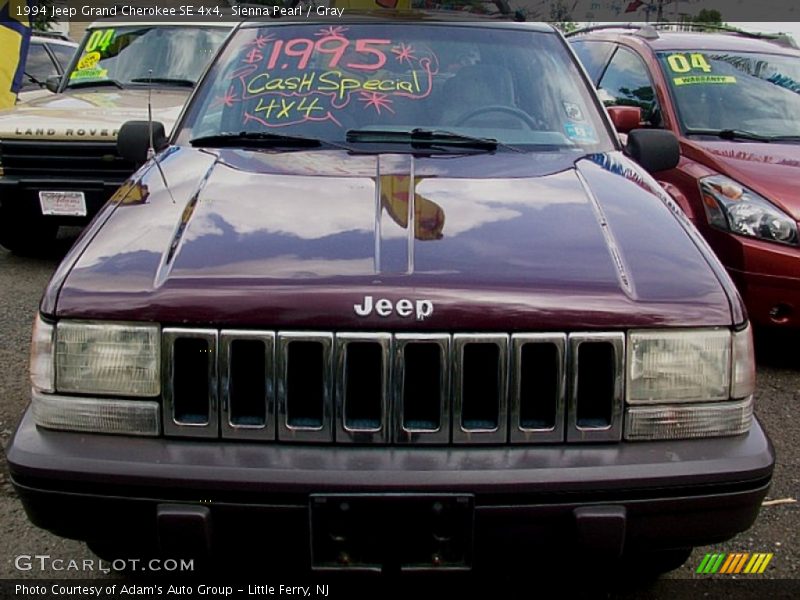 Sienna Pearl / Gray 1994 Jeep Grand Cherokee SE 4x4