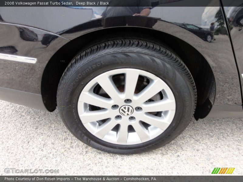 Deep Black / Black 2008 Volkswagen Passat Turbo Sedan