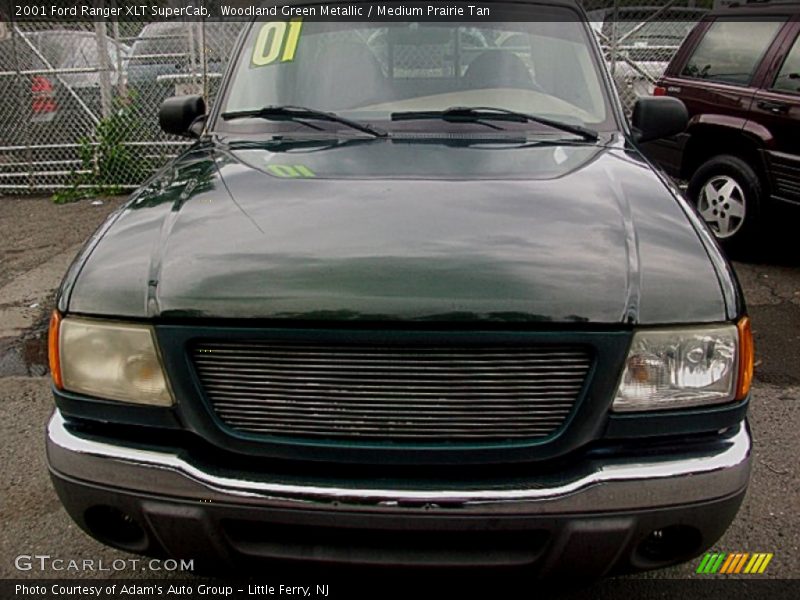 Woodland Green Metallic / Medium Prairie Tan 2001 Ford Ranger XLT SuperCab