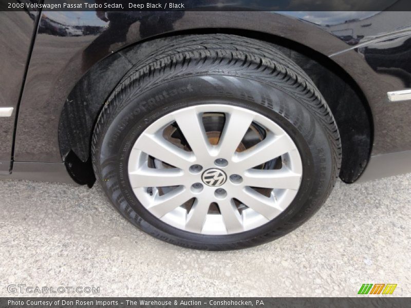 Deep Black / Black 2008 Volkswagen Passat Turbo Sedan