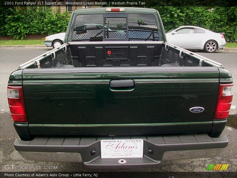 Woodland Green Metallic / Medium Prairie Tan 2001 Ford Ranger XLT SuperCab