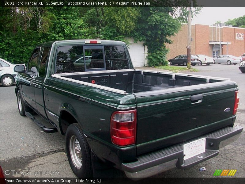 Woodland Green Metallic / Medium Prairie Tan 2001 Ford Ranger XLT SuperCab
