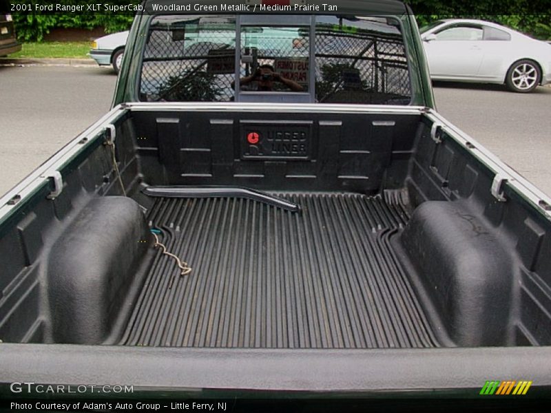 Woodland Green Metallic / Medium Prairie Tan 2001 Ford Ranger XLT SuperCab