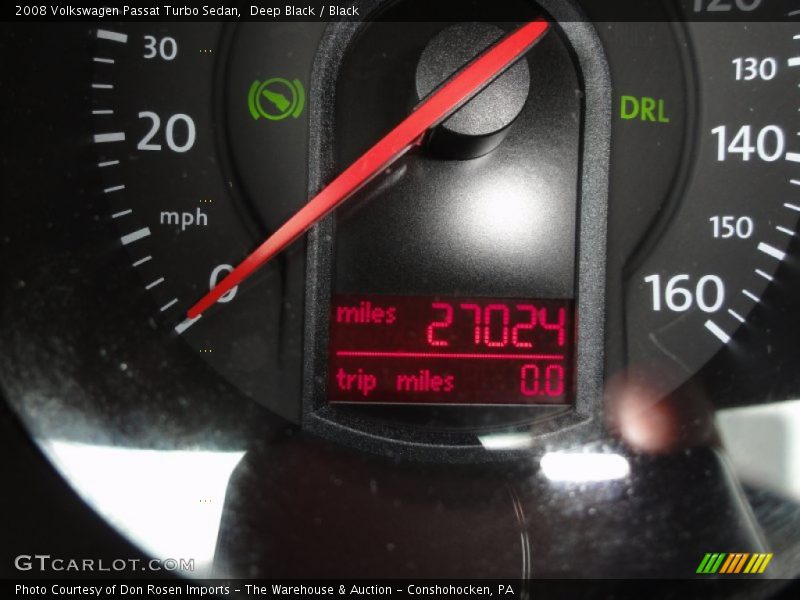 Deep Black / Black 2008 Volkswagen Passat Turbo Sedan