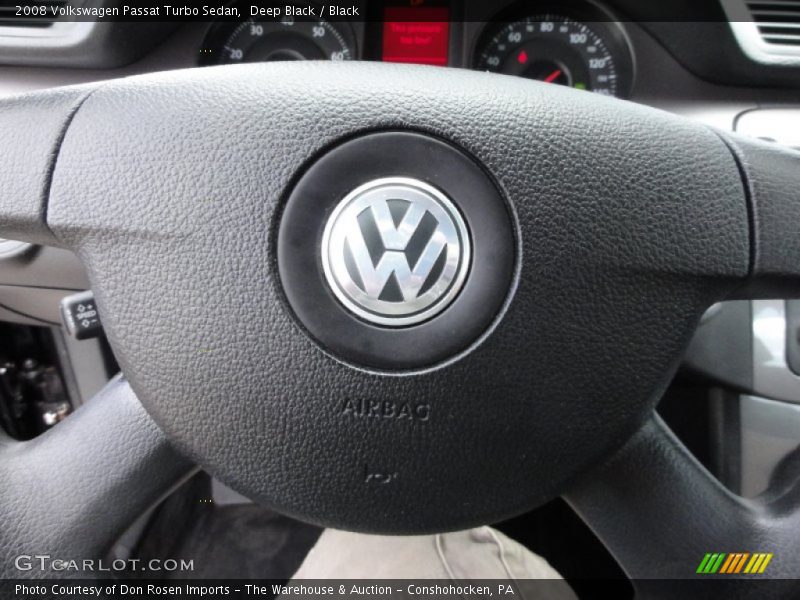 Deep Black / Black 2008 Volkswagen Passat Turbo Sedan
