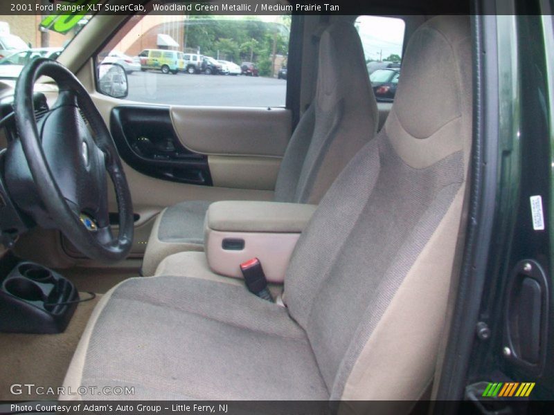 Woodland Green Metallic / Medium Prairie Tan 2001 Ford Ranger XLT SuperCab