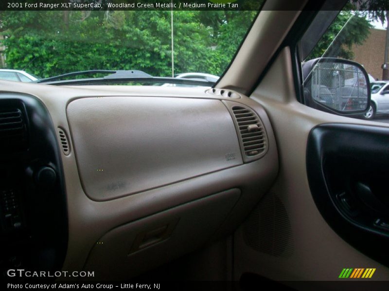 Woodland Green Metallic / Medium Prairie Tan 2001 Ford Ranger XLT SuperCab
