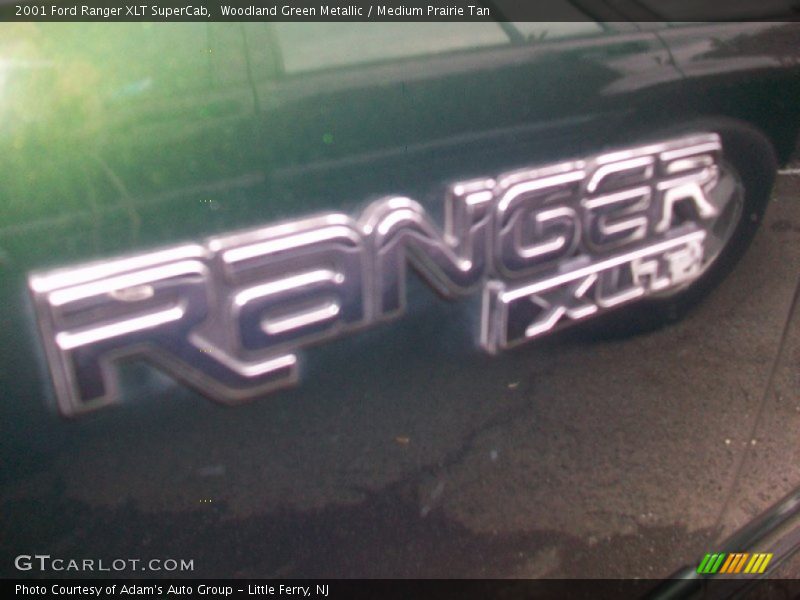 Woodland Green Metallic / Medium Prairie Tan 2001 Ford Ranger XLT SuperCab