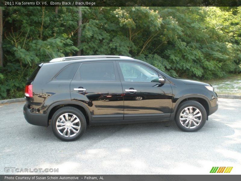 Ebony Black / Black/Beige 2011 Kia Sorento EX V6