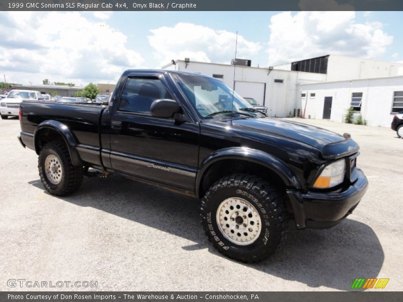 Onyx Black / Graphite 1999 GMC Sonoma SLS Regular Cab 4x4