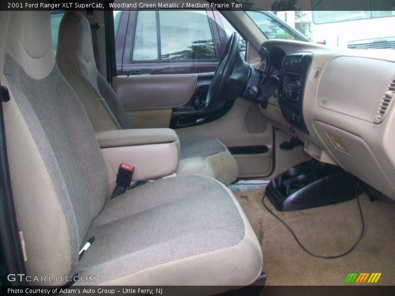 Woodland Green Metallic / Medium Prairie Tan 2001 Ford Ranger XLT SuperCab