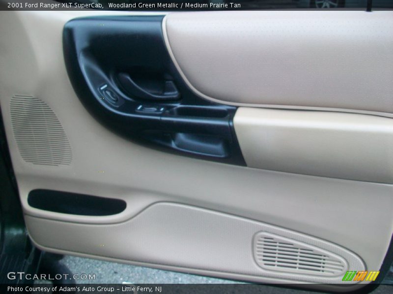 Woodland Green Metallic / Medium Prairie Tan 2001 Ford Ranger XLT SuperCab