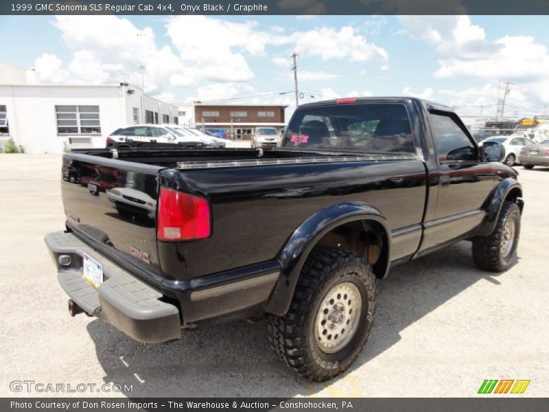 Onyx Black / Graphite 1999 GMC Sonoma SLS Regular Cab 4x4