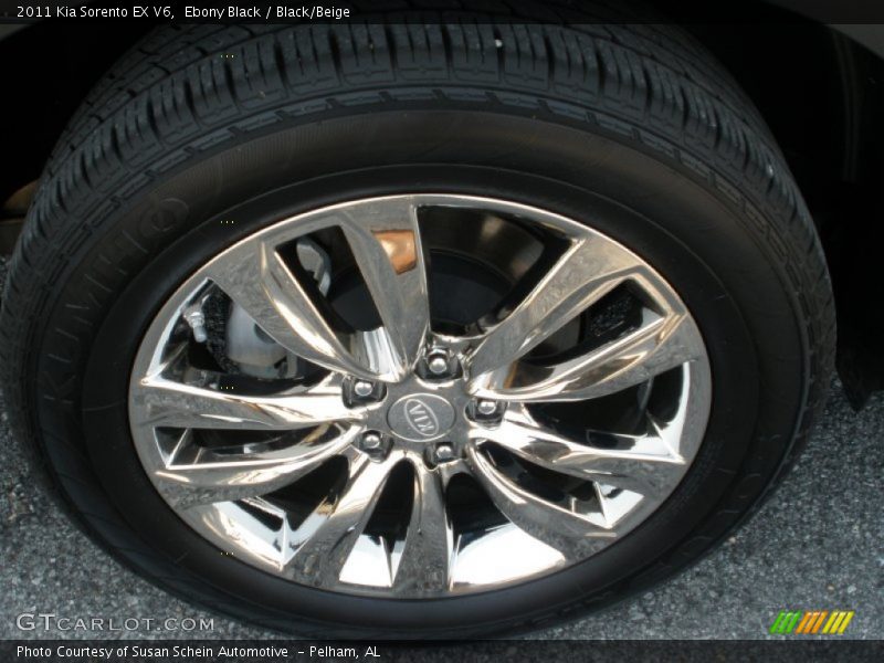 Ebony Black / Black/Beige 2011 Kia Sorento EX V6