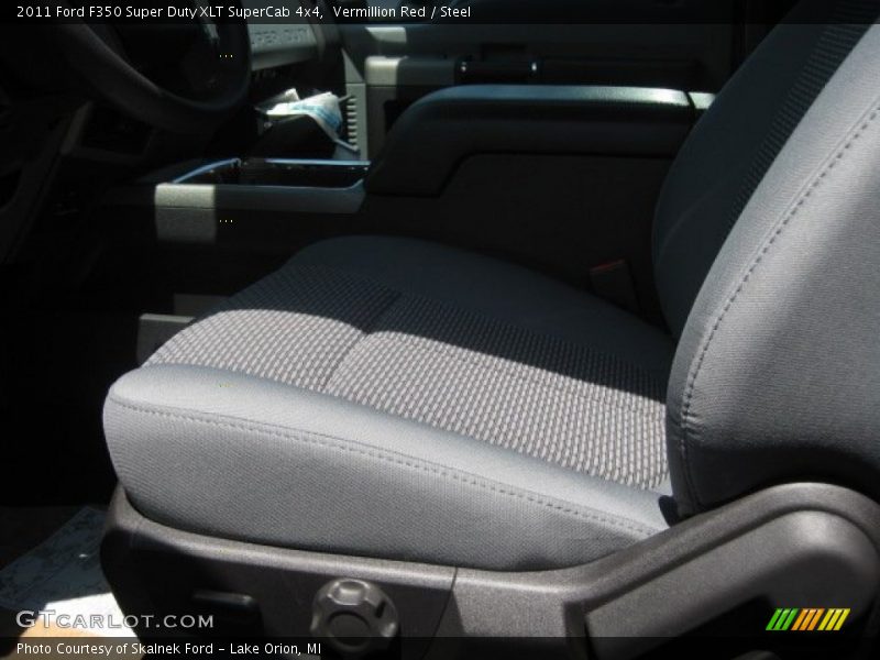 Vermillion Red / Steel 2011 Ford F350 Super Duty XLT SuperCab 4x4
