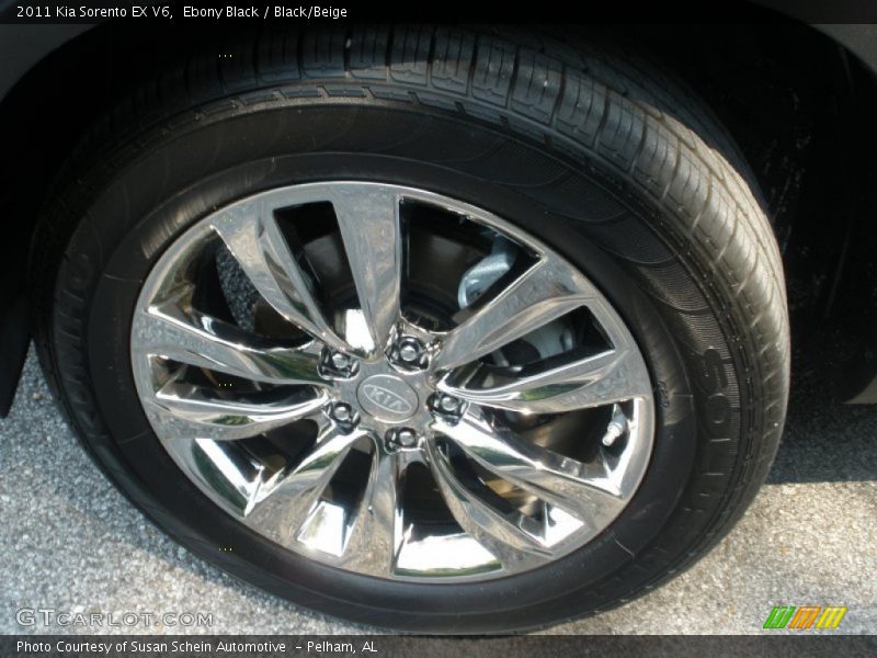 Ebony Black / Black/Beige 2011 Kia Sorento EX V6