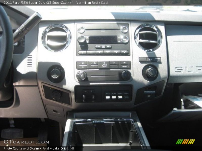 Vermillion Red / Steel 2011 Ford F350 Super Duty XLT SuperCab 4x4