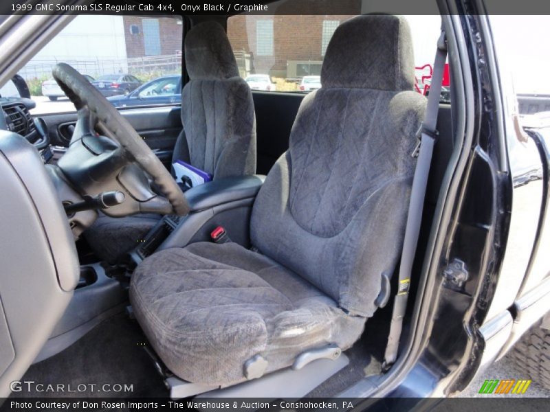  1999 Sonoma SLS Regular Cab 4x4 Graphite Interior