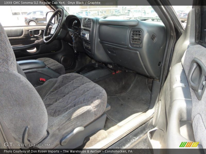 Onyx Black / Graphite 1999 GMC Sonoma SLS Regular Cab 4x4