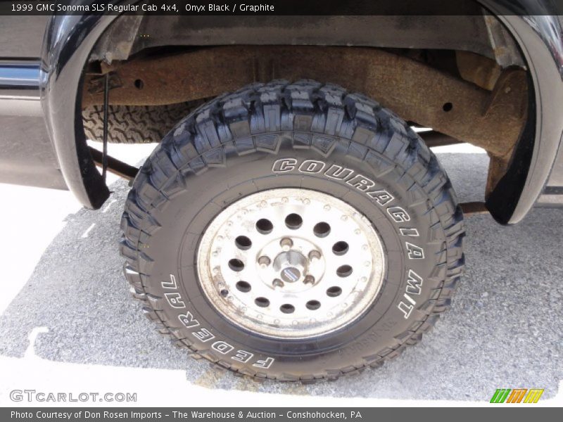 Onyx Black / Graphite 1999 GMC Sonoma SLS Regular Cab 4x4