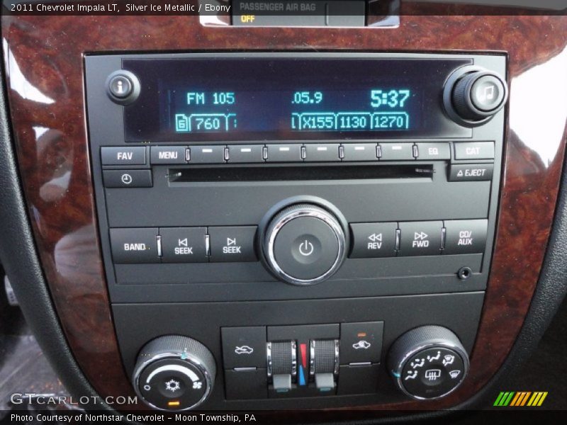 Silver Ice Metallic / Ebony 2011 Chevrolet Impala LT