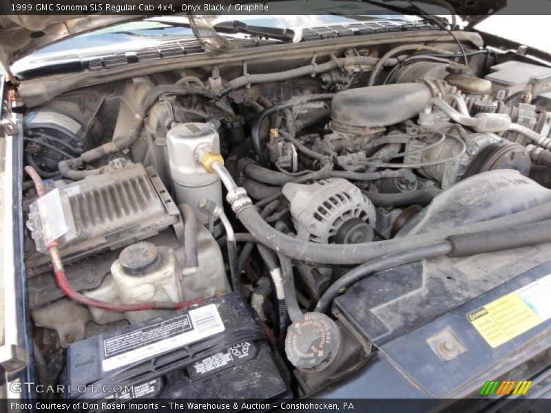 Onyx Black / Graphite 1999 GMC Sonoma SLS Regular Cab 4x4