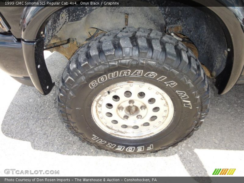 Onyx Black / Graphite 1999 GMC Sonoma SLS Regular Cab 4x4