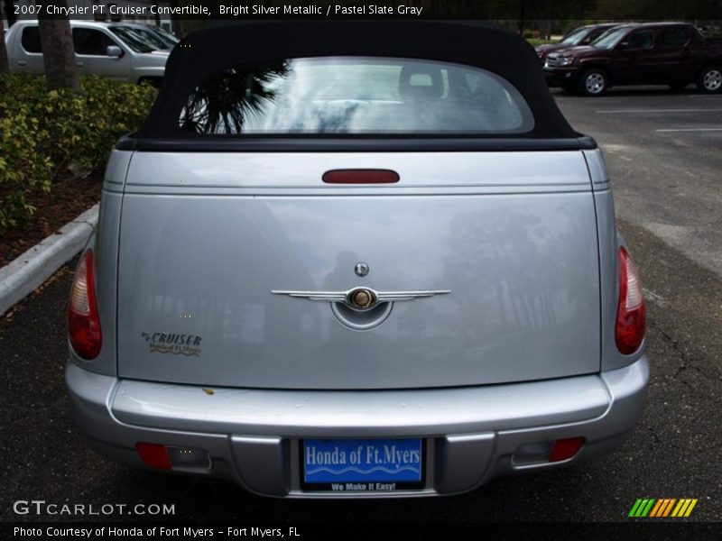 Bright Silver Metallic / Pastel Slate Gray 2007 Chrysler PT Cruiser Convertible