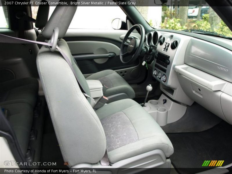 Bright Silver Metallic / Pastel Slate Gray 2007 Chrysler PT Cruiser Convertible