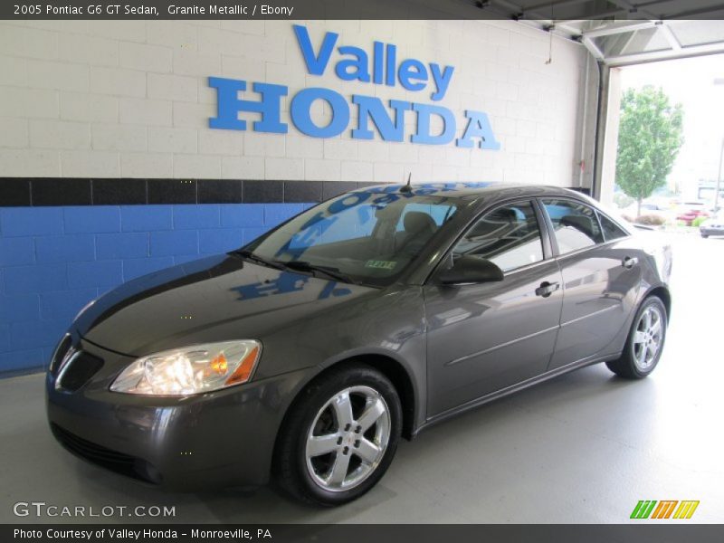 Granite Metallic / Ebony 2005 Pontiac G6 GT Sedan