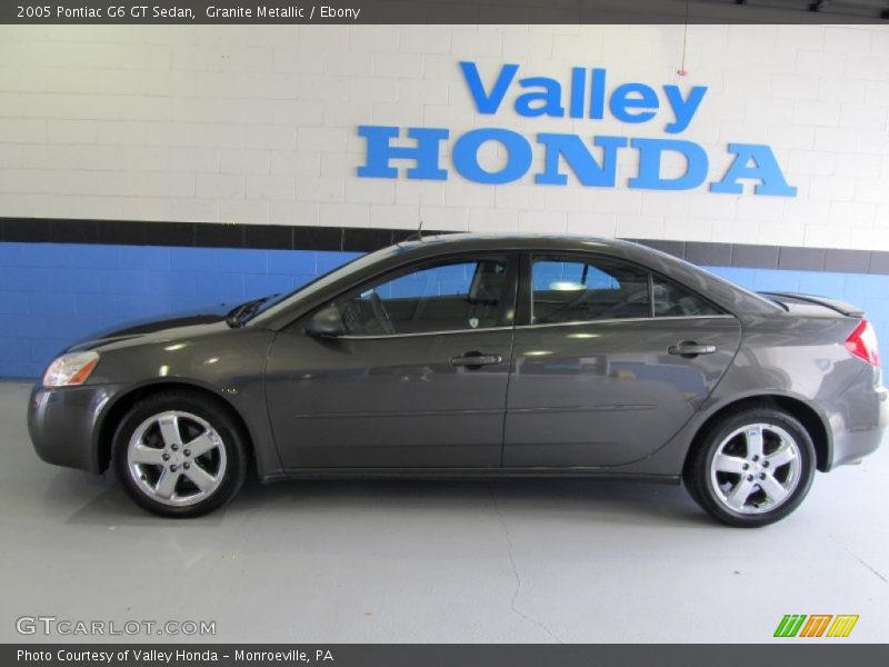Granite Metallic / Ebony 2005 Pontiac G6 GT Sedan