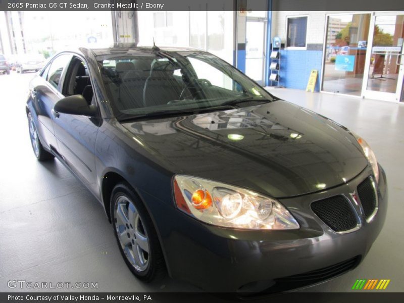 Granite Metallic / Ebony 2005 Pontiac G6 GT Sedan